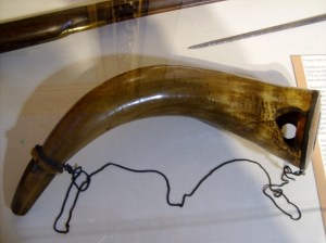 James Hayward's powder horn is today on display in the Acton Memorial Library.